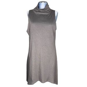 Alembika Sleeveless Mock Neck Lagenlook Dress